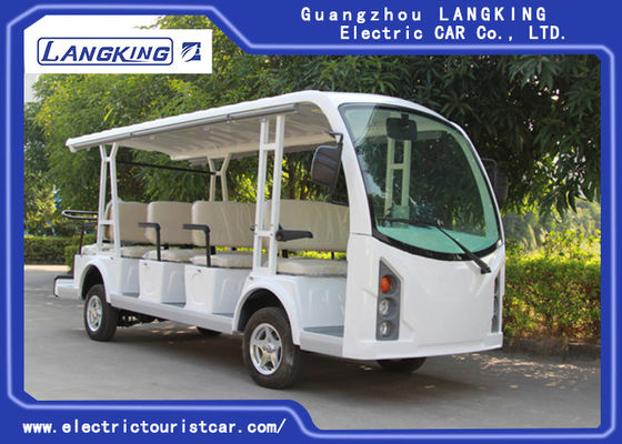 Cina 14 kursi Bus Antar Jemput Baterai Listrik Mobil Mini Cina Bus untuk Hotel pemasok