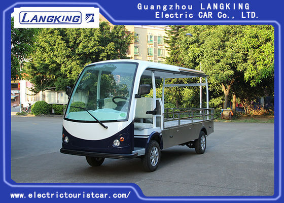 Cina 2 Seater 1200KG Kereta Bagasi Listrik Kecil Untuk Bandara / Kendaraan Kargo Listrik pemasok