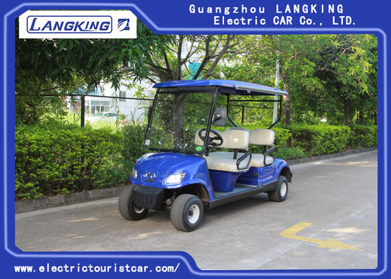 Cina Mini 4 Wheel 4 Person Electric Club Mobil Golf Carts Dengan Baterai Bertenaga 48V pemasok