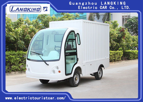 Cina 2 Seater Electric Cargo Van Untuk Pemuatan Barang Dan Bongkar 900kg / Mobil Angkutan Listrik pemasok