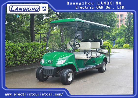 Cina Baterai Powered Road Legal Golf Carts Listrik Untuk 6 Orang Maks.  Kecepatan 24 km / jam pemasok