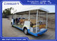 18 Kursi Green Gasoline Electric Tourist Car Resort Mobil F / R Suspensi Independen pemasok