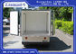 2 Orang White Mini Electric Cargo Truck Dengan Stainless Steel Cargo Box 650kg 48v 3kw Motor DC pemasok
