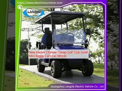 New Electric Chinese Cheap Golf Club Small Mini Buggy Cart Mobil Kendaraan