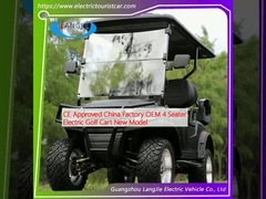 CE Disetujui China Pabrik OEM 4 Seater Electric Golf Cart Model Baru