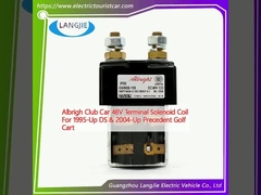 Albrigh Club Car 48V Terminal Solenoid Coil Untuk 1995-Up DS & 2004-Up Precedent Golf Cart