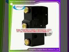 Pedal rem Micro Switch 3 Terminal Untuk EZGO TXT Gas Dan Listrik (1965-UP) # 10606-G1