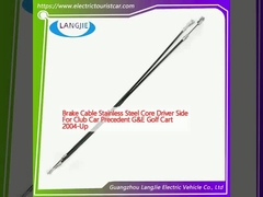 Kabel rem stainless steel Core Driver Side Untuk Mobil Klub Precedent G&E Golf Cart 2004-Up