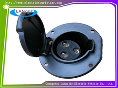 Black Circular Charging Socket EAGLE Bagian Bus Tur