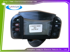 Bus Wisata Listrik LVTONG Bahan Plastik Hitam Bagian Tampilan 48V