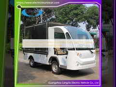 Jenis Kargo Bandara Baterai Daya 2 Kursi Keranjang Bagasi Listrik Mobil Barang Untuk Mengirim Makanan