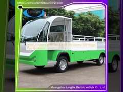 Hotel 2 Seater Electric Van Car 48 Volt Electric Golf Buggy Cart Untuk Resort