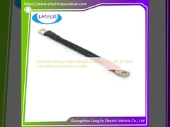 Golf Cart Wiring Cables Kit dengan 4 Gauge 7 PC AC DC Wire Cart Battery Connection Cable