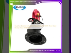 CIub Car Electric Golf Cart Charging Socket Dengan Tiga Inti Kepala Bulat 101802101