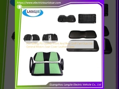 Hot Selling PU Kulit Depan Dan Belakang Golf Cart Club Mobil General Motors Seat Cover Cover Kulit