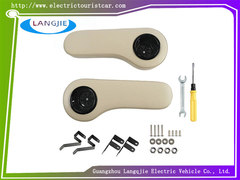 Golf Mobil Komponen Klub Mobil Kursi Belakang Armrest Dengan Cup Holder