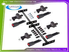 4-seater EZGO TXT Seat Belt Buckle Kit Untuk Four-Wheel Golf Cart