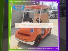 2 Seater 48V Motor Controller Electric Golf Cart Untuk Taman Bandara