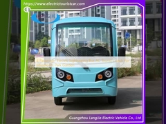 8 Penumpang Electric Sightseeing Bus AC Tourist Coach Untuk Taman Musement