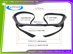 TXT Tas Kursi Belakang Tas Bola Tetap Bracket Untuk Komponen Keranjang Golf EZGO