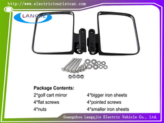 EAGLE Side View Mirror Lipat Rearview Mirror Untuk Mobil Wisata Listrik Dan Mobil Patroli Golf Ca