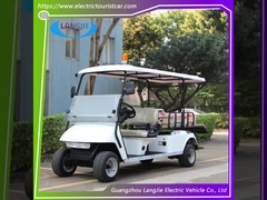 Resort Electric Utility Golf Cart 2 Seater+ 1 Bed Mobil Listrik Dengan Lampu Atas Untuk Bandara