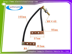 Kabel tembaga untuk sikat karbon motor listrik digunakan untuk komponen kereta golf EZGO dan kereta wisata