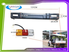 Lampu Belakang Bumper Belakang Marshell Digunakan Untuk Mobil Wisata 4 Roda Listrik Dan Mobil Patroli