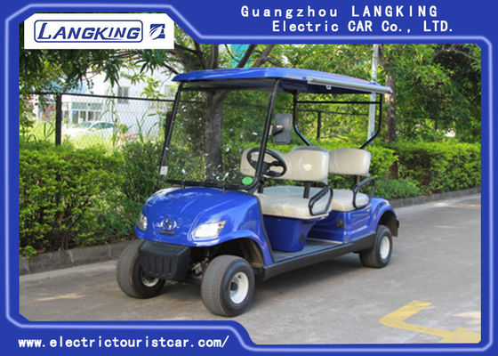 Cina Rekayasa Gerobak Golf Listrik Tubuh Plastik, Kecepatan 24km / h Mobil Klub Listrik pemasok