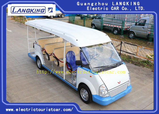 Cina 18 Kursi Green Gasoline Electric Tourist Car Resort Mobil F / R Suspensi Independen pemasok