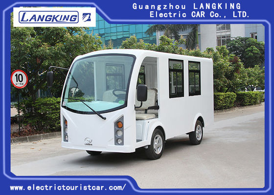 Cina Kecepatan Rendah 48V 5KW Ambulans Listrik Mobil / Mini 4 + 1 Kursi Bus Antar Jemput Listrik pemasok