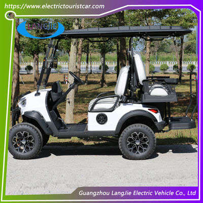 Harga yang bagus 4 Seater Electric Car CE Disetujui Club Car Presiden Golf Trolley AC Motor terpisah on line