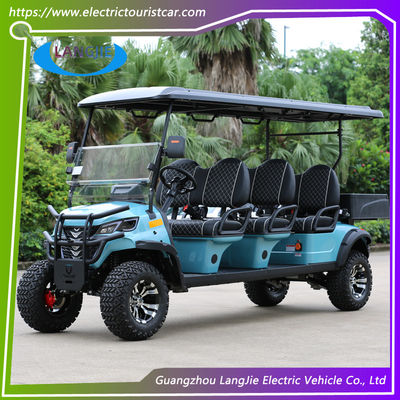 Harga yang bagus Mobil Listrik 24 km / H 6 Seater, Gerobak Golf Club Listrik 48V / 3KW Dengan Bucket Y065 on line
