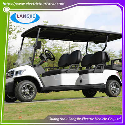 Harga yang bagus Timah asam kering Baterai bertenaga Klub Golf Kereta Putih Mobil Listrik Golf Kereta 6 Tempat duduk on line