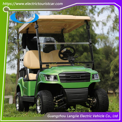 Harga yang bagus Gratis Mempertahankan Baterai Kereta Klub Golf Listrik 2 Kursi 48 Tegangan Dengan PC Kaca Depan on line