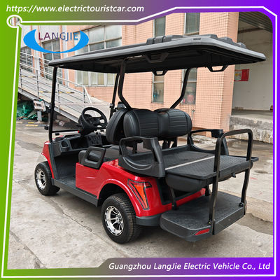 Harga yang bagus 4 Wheel Electric Golf Cart AC Motor Controller Dengan Lampu Rem Belakang Untuk Mobil Resort on line