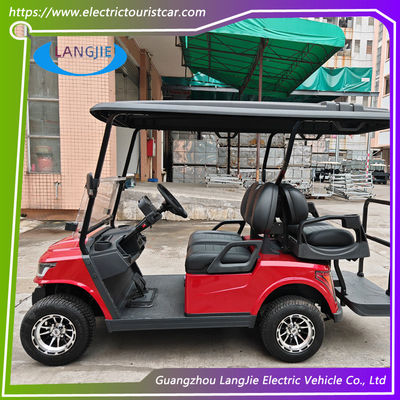 Harga yang bagus 4 Seater Electric Car AC Motor Low Speed Electric Vehicles Untuk Mobil Resort on line
