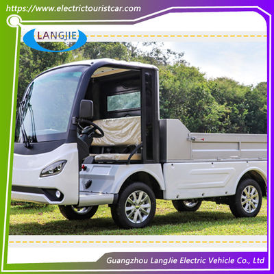 Harga yang bagus 72V 7.5KW 2 kursi truk pickup listrik kecil platform pemuatan lebih pendek 1000kgs on line