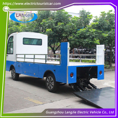 Harga yang bagus 2 kursi Electric Baggage Cart dengan kursi yang nyaman AC motor 5KW untuk Hotel on line