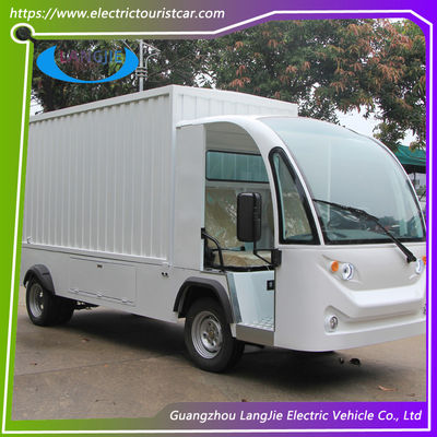 Harga yang bagus Profesional 7.5KW AC Motor Electric Baggage Cart 2 Seats Electric Transit Van Untuk Hotel on line