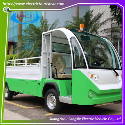 Harga yang bagus 0.9 Ton 2 Seats Electric Baggage Cart Dengan AC Motor mobil kargo listrik 48v Untuk Pabrik on line