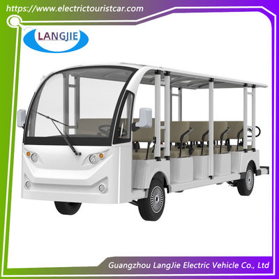 Harga yang bagus 17 Orang 72V AC Motor 4 Roda Kendaraan Wisata Listrik Untuk Kota Jalan Berjalan on line