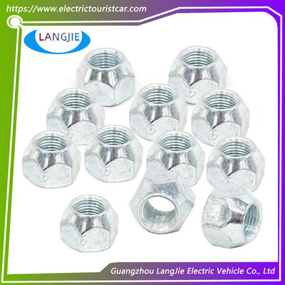 Harga yang bagus Golf Car Cone Lug Nut Zinc Plated Ban Lugs Roda Kacang Open End Acorn Lug Kacang 1/2 Inch on line