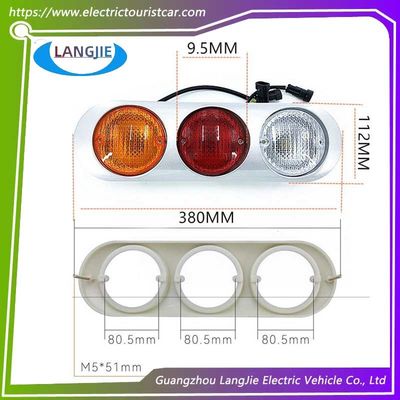 Harga yang bagus Empat Roda Electric Sightseeing Car EAGLE Rear Taillight Assembly Enclosed Exhaust Light Aksesoris on line