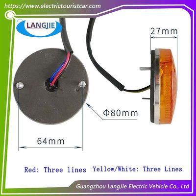 Harga yang bagus Marshell LED lampu belakang dengan diameter 8cm berputar lampu belakang untuk wisata dan mobil patroli on line