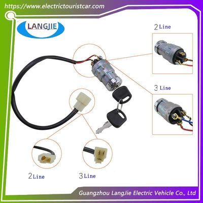 Harga yang bagus Listrik Sightseeing Mobil 2-Wire Ignition Switch Signal LVTONG Golf Cart 3-Wire Aksesoris on line