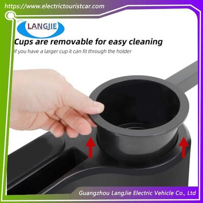 Harga yang bagus Non Pengeboran Golf Karet punggung sandaran dengan pemegang cangkir dan Telepon Storage Compartment on line