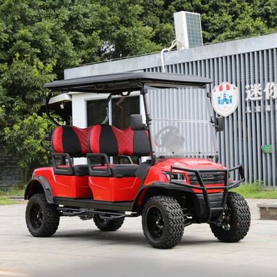 Harga yang bagus 48V 4 Seater Electric Golf Cart With 20-30 Km/H Speed And Lead-Acid Battery For Golf Courses on line