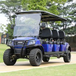 Harga yang bagus 6 Seats Electric Golf Car with 48V Battery and 30% Climbing Ability for Golf Courses on line