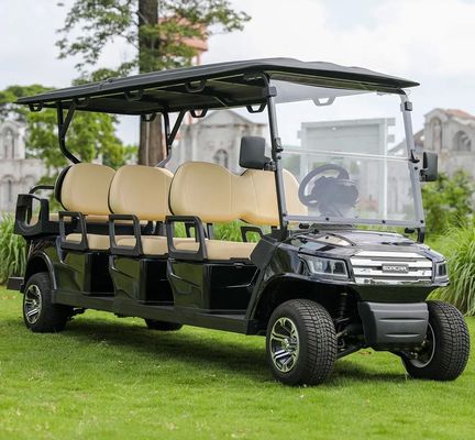 Harga yang bagus 8 Seats Electric Golf Cart With 48V Battery And 30% Gradeability For Golf Courses And Tourist Resorts on line